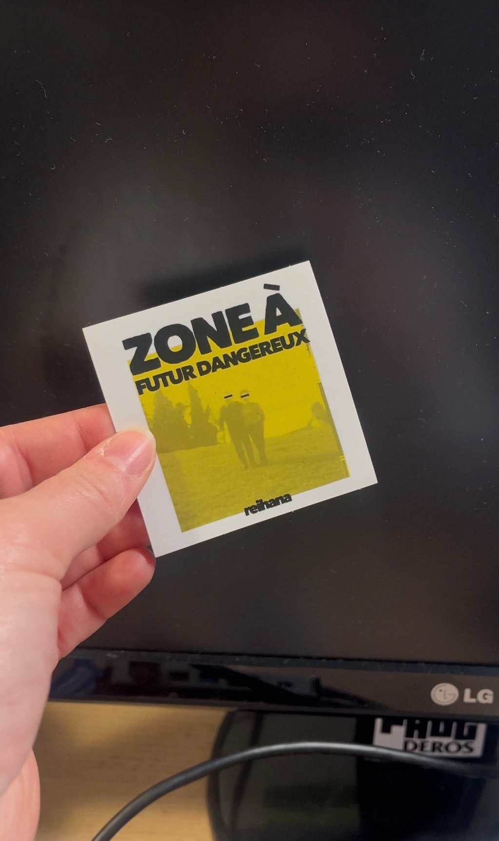 sticker - zone à futur dangereux