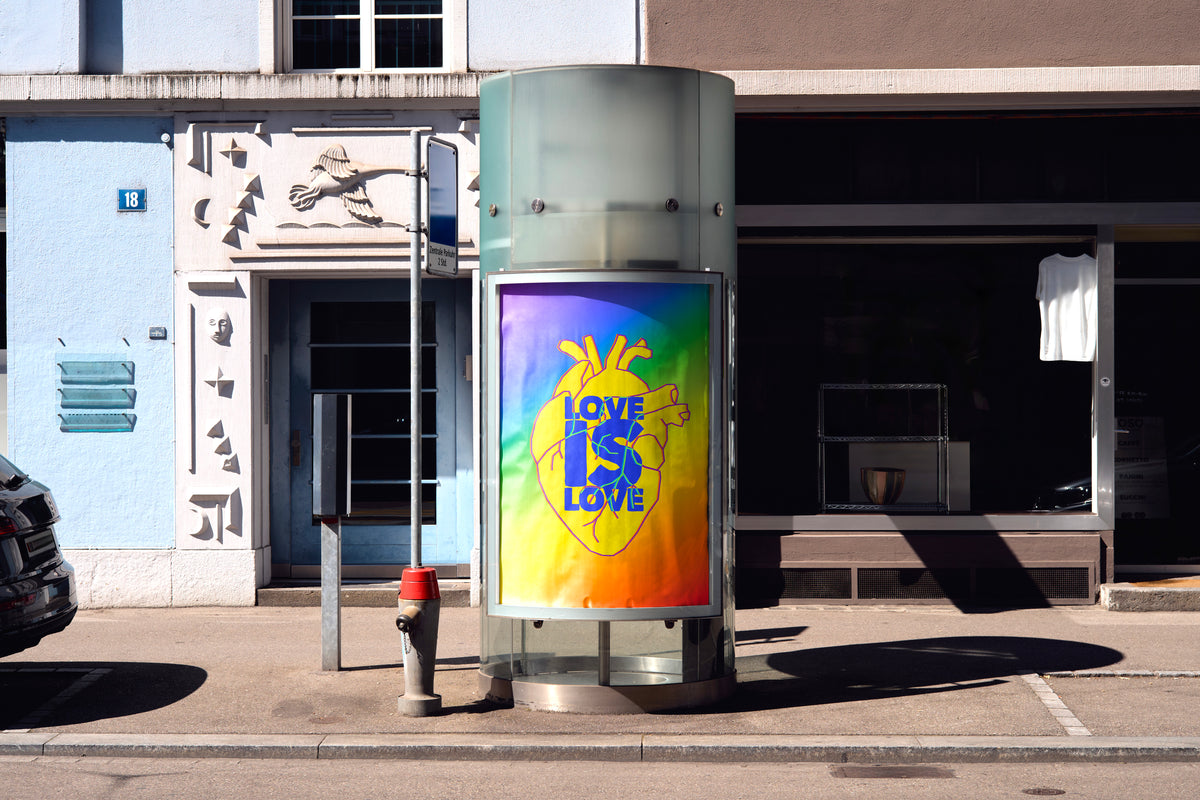 mini affiche - love is love 🏳️‍🌈