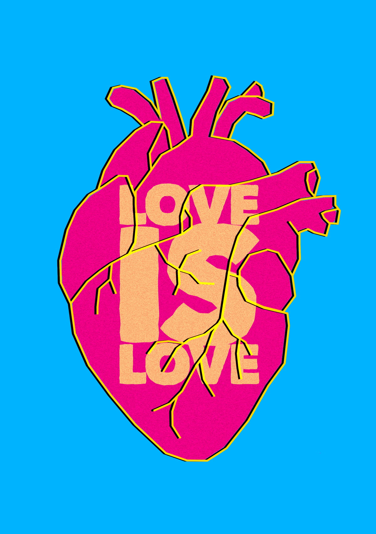 mini affiche - love is love 🏳️‍🌈